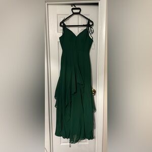 Elegant Green Evening Dress
